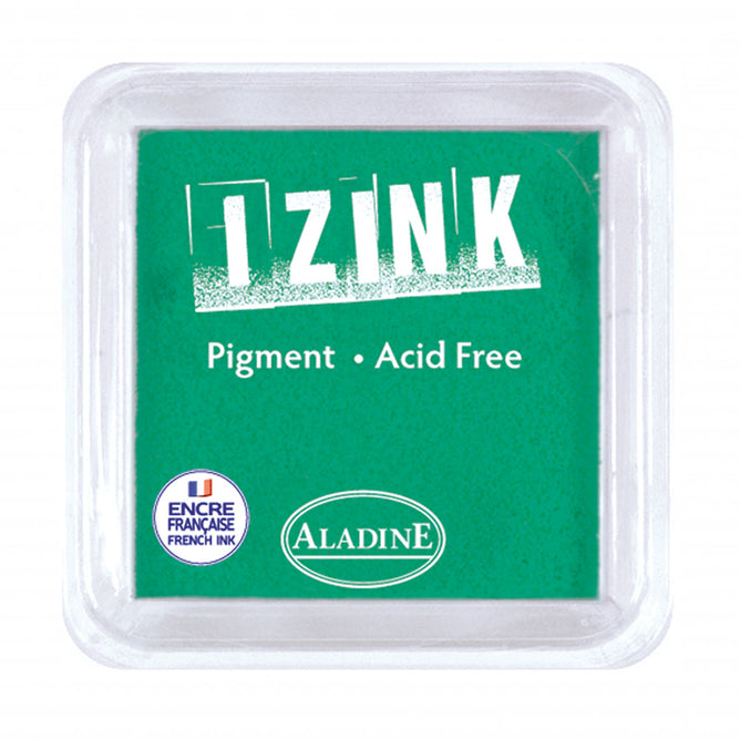 Aladine Assorted Colour Acrylic Pigment Ink Stamp Pad Scrapbooking Wooden Crafts 8x8 cm - Hobby & Crafts