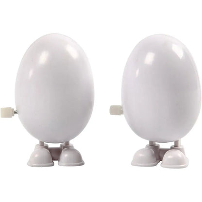 Set of 2 Egg Shaped Jumping Figures for Foam Clay Crafts 7 cm - Home-Crafts