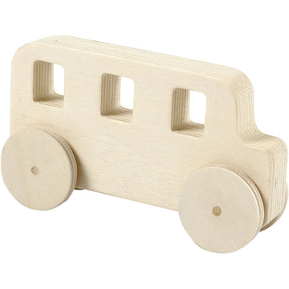 2 x Plywood Cars Vehicles Decoration Crafts 12x3.5x6 cm - Home - Crafts