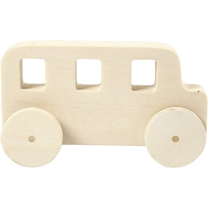 2 x Plywood Cars Vehicles Decoration Crafts 12x3.5x6 cm - Home - Crafts