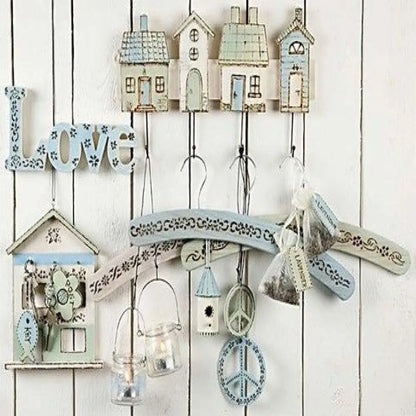 20 x Pine Wood Clothes Hanger With Metal Hook Home Furnishing Decoration Crafts L: 42 cm - Home - Crafts