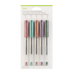 5 x Cricut Extra Fine Point Assorted Colour Bohemian Pen Set Craft Decorations
