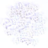 Trimits Mini Craft Transparent Star Buttons - White Shades - Hobby & Crafts