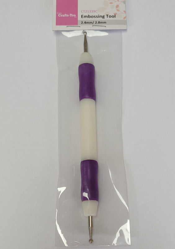 Double Ended Soft Grip Embossing Tool Choose Sizes From Assorted 1.2mm to 12mm