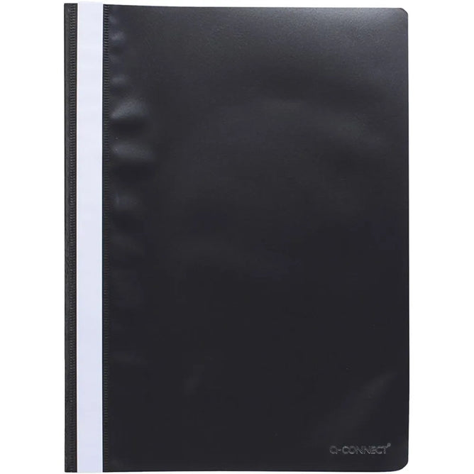 50 x A4 Clear Front Plastic Presentation Folders Spine Filing