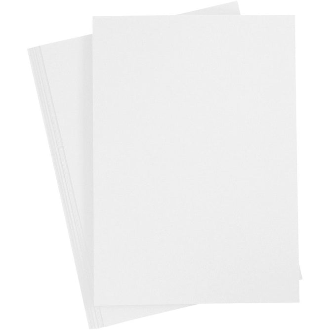 10 x A4 White Colour Double Sided Greeting Invitation Crafts Cards Party Blanks - Hobby & Crafts