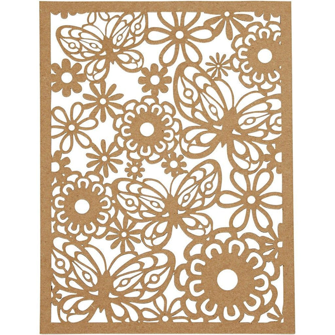 A6 x 24 Assorted Colour Different Design Lace Patterns Cardboard Sheets Pad 200g - Hobby & Crafts