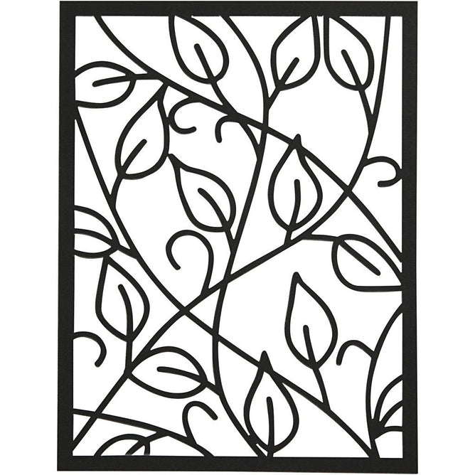 A6 x 24 Assorted Colour Different Design Lace Patterns Cardboard Sheets Pad 200g - Hobby & Crafts