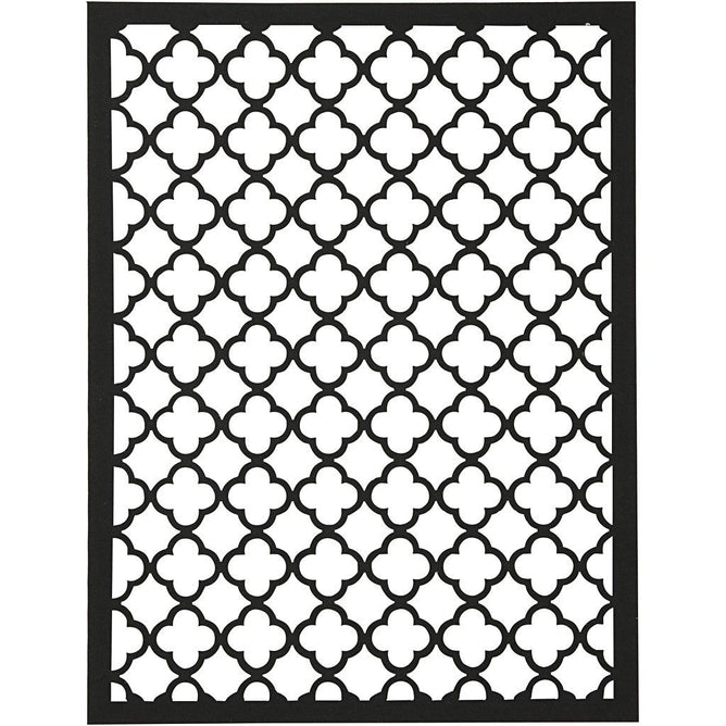 A6 x 24 Assorted Colour Different Design Lace Patterns Cardboard Sheets Pad 200g - Hobby & Crafts
