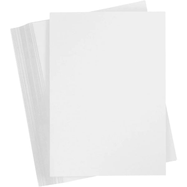 100 x A6 Card Stock Snow White Wedding Making Scrapbooking Craft Premium 180g