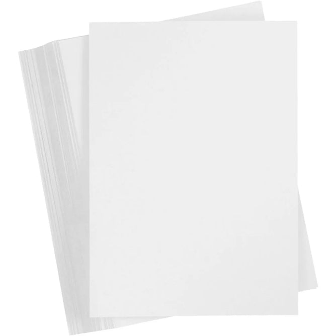 100 x A6 Card Stock Snow White Wedding Making Scrapbooking Craft Premium 180g