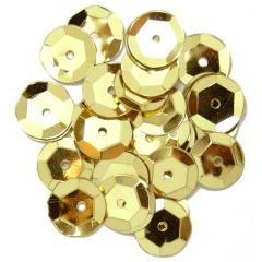 Gold Large Cup Sequins - Hobby & Crafts