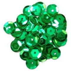 Green Medium Cup Sequins - Hobby & Crafts