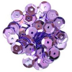 Lilac Medium Cup Sequins - Hobby & Crafts