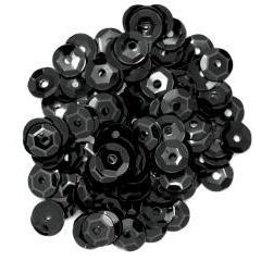 Black Small Cup Sequins - Hobby & Crafts