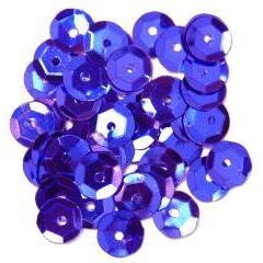 Royal Blue Medium Cup Sequins - Hobby & Crafts
