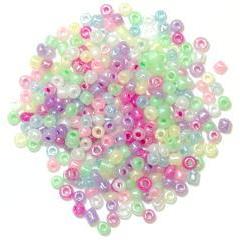 Pastel Multicolour Seed Beads - Hobby & Crafts