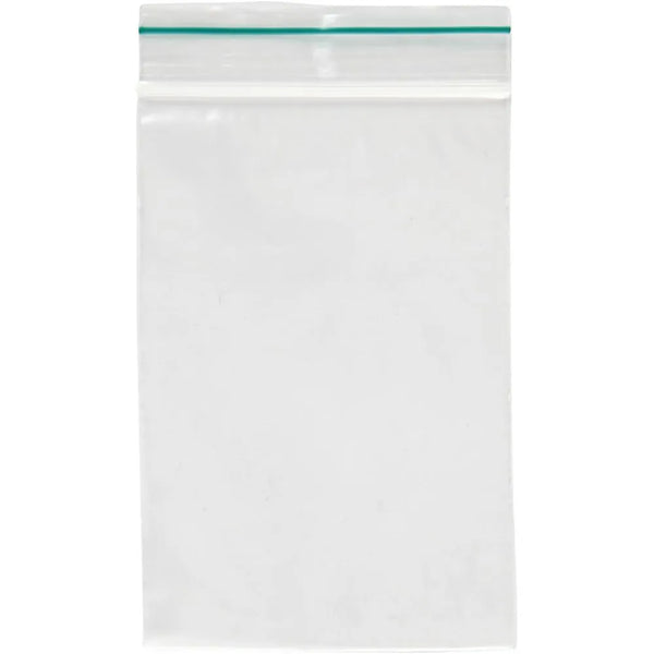 100 x Transparent Resealable Zip Lock Plastic Bags Packaging Stroring 8cm x 12cm