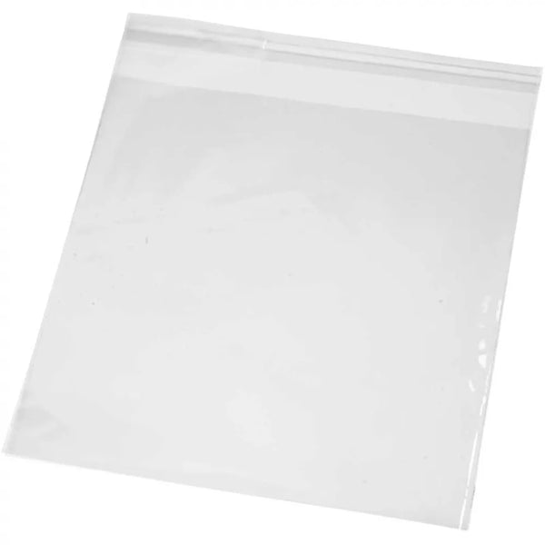 200 x Transparent Cellophane Bags With Self Adhesive Flap Storing Selling Crafts