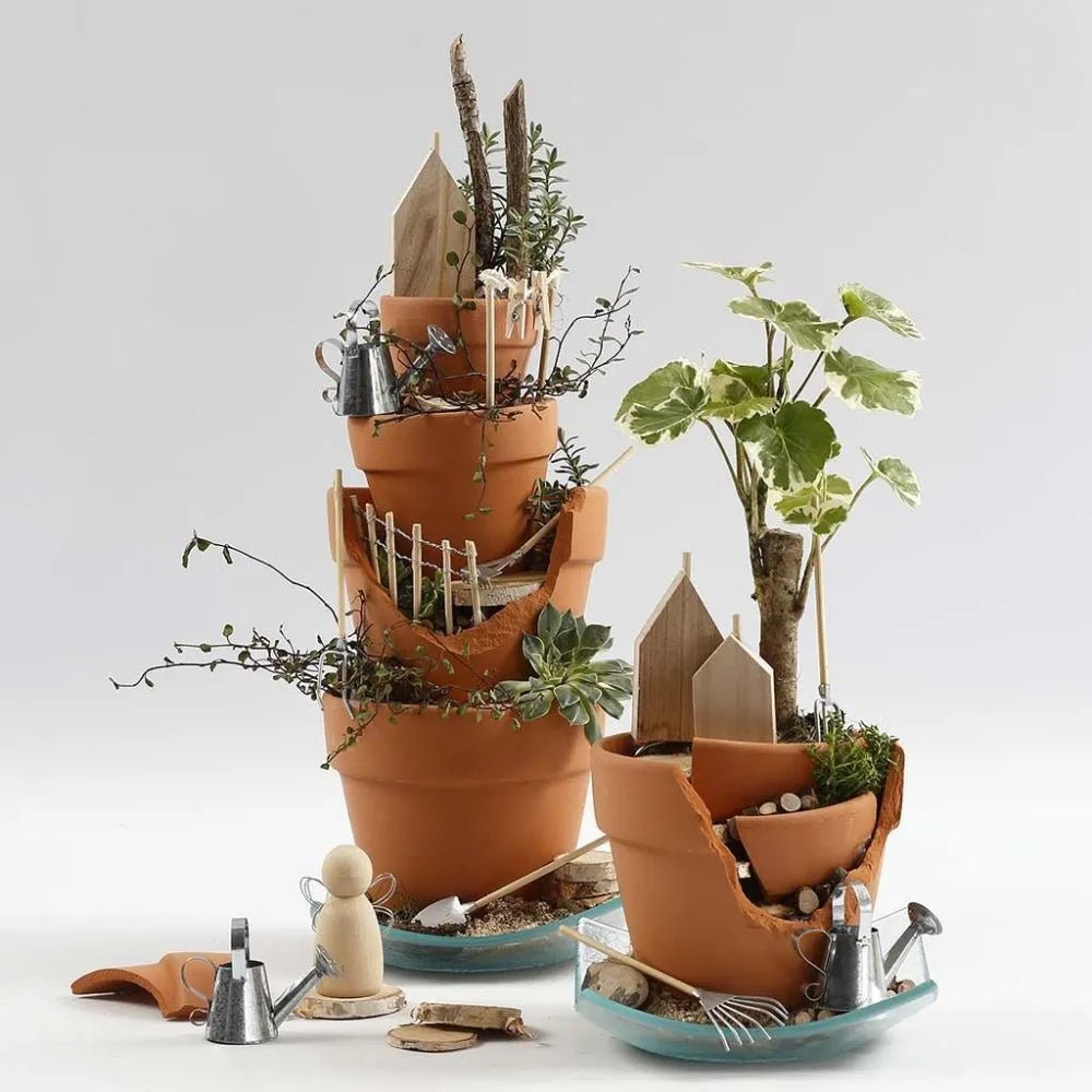 24 Red Terracotta Mini Flower Pots 7cm - Christmas Gardening Crafts - Home-Crafts