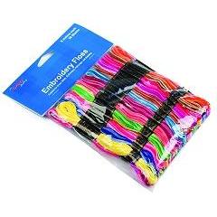 Floss 3 - Assorted Rainbow Colour Skeins 36 Pack - Hobby & Crafts