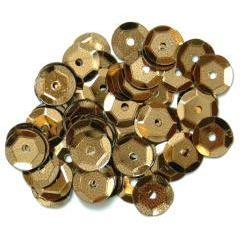 Bronze Medium Cup Sequins - Hobby & Crafts