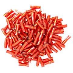Red twisted bugle beads - Hobby & Crafts