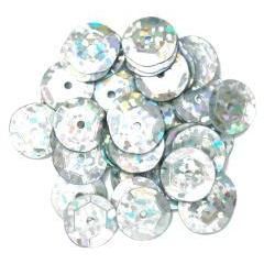 Silver Hologram Sequins - Hobby & Crafts