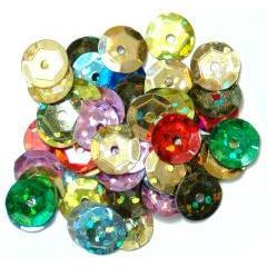 Multicolour Hologram Sequins - Hobby & Crafts