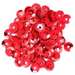Red Small Cup Sequins - Hobby & Crafts