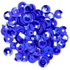 Royal Blue Small Cup Sequins - Hobby & Crafts