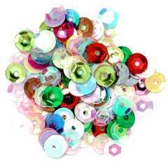 Multicolour Small Cup Sequins - Hobby & Crafts