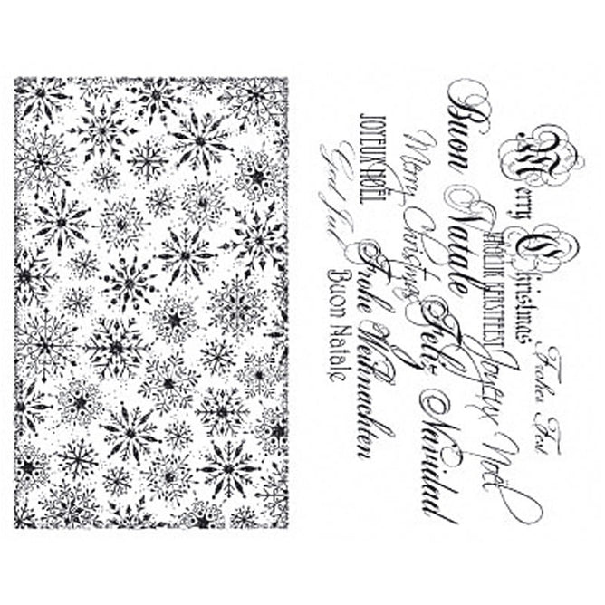 Viva Decor Transparent Silicone Christmas Elements Motives Stamp Sheet To Paint Decorate - Hobby & Crafts