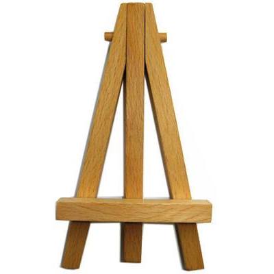 12 cm Wooden Artist Mini Easel Stand For Painting Canvas - Hobby & Crafts