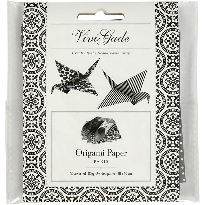 Origami Paper, sheet 10x10 cm, 80g, 50 mixed sheets
