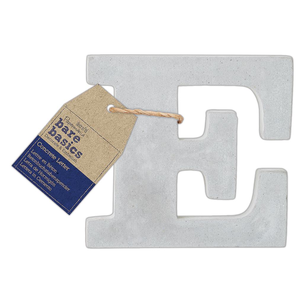 26 x Papermania Bare Basics Concrete Alphabet Letters ( A - Z ) Decorations Scrapbooking Crafts 80mm - Home - Crafts