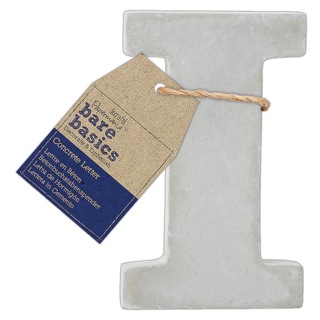 26 x Papermania Bare Basics Concrete Alphabet Letters ( A - Z ) Decorations Scrapbooking Crafts 80mm - Home - Crafts