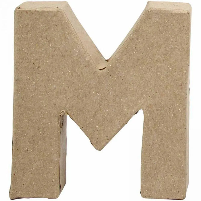 Handmade Paper Mache Cardboard Letters | 10cm 20cm Tall | DIY Craft Alphabets