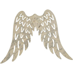 5 x Pair of Wings Angels/Fairies 6cm Christmas Decoration Metal Antique Look