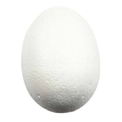 10 x  Polystyrene White EGG Oval Shape - 7 cm - Hobby & Crafts