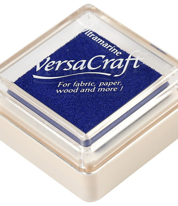 VersaCraft Ultra Marine Ink Pad Textile Fabric Paper Cardboard Stamp - Hobby & Crafts