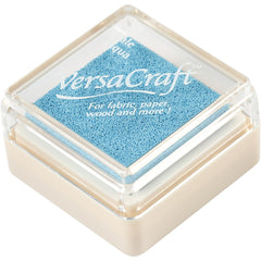 VersaCraft Pale Aqua Ink Pad Textile Fabric Paper Cardboard Stamp - Hobby & Crafts
