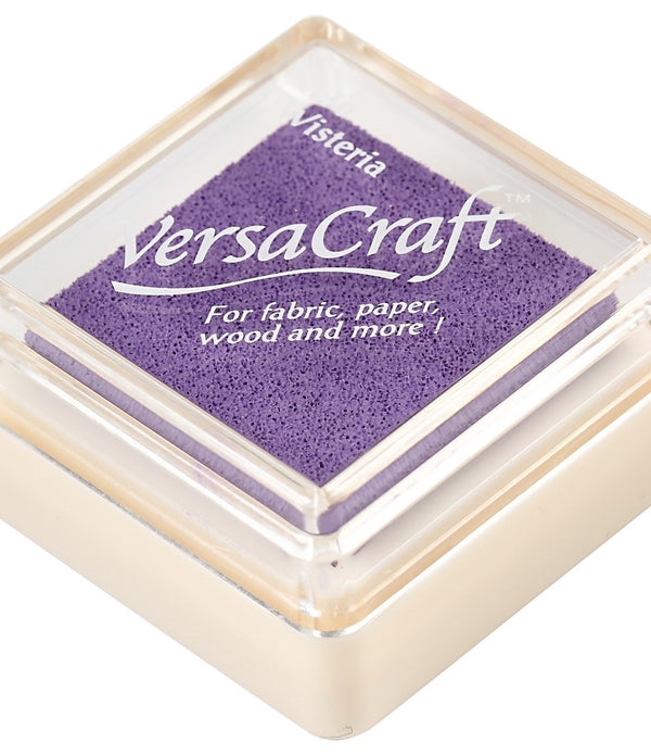 VersaCraft Wisteria Ink Pad Textile Fabric Paper Cardboard Stamp - Hobby & Crafts