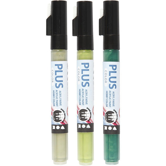 3 x Assorted Water Based Plus Colour Markers Drawing Painting Art Carfts Supply - Home - Crafts