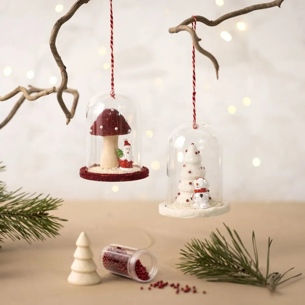 3 x Small Figures Assorted Shaped For Christmas Decoration Crafts Accessories Miniature figurines