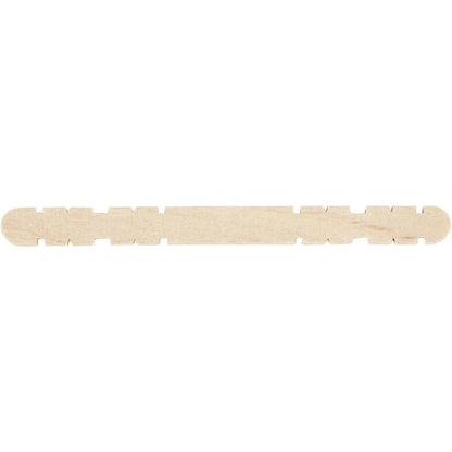 30 Birch Wood Construction Sticks 11.4cmx10mm Wooden Decoration Children Crafts