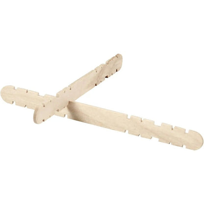 30 Birch Wood Construction Sticks 11.4cmx10mm Wooden Decoration Children Crafts