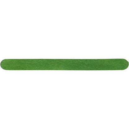 30 Wooden Sticks 11.4cmx10mm Assorted Colours Flat Ice Lolly Design Kids Crafts