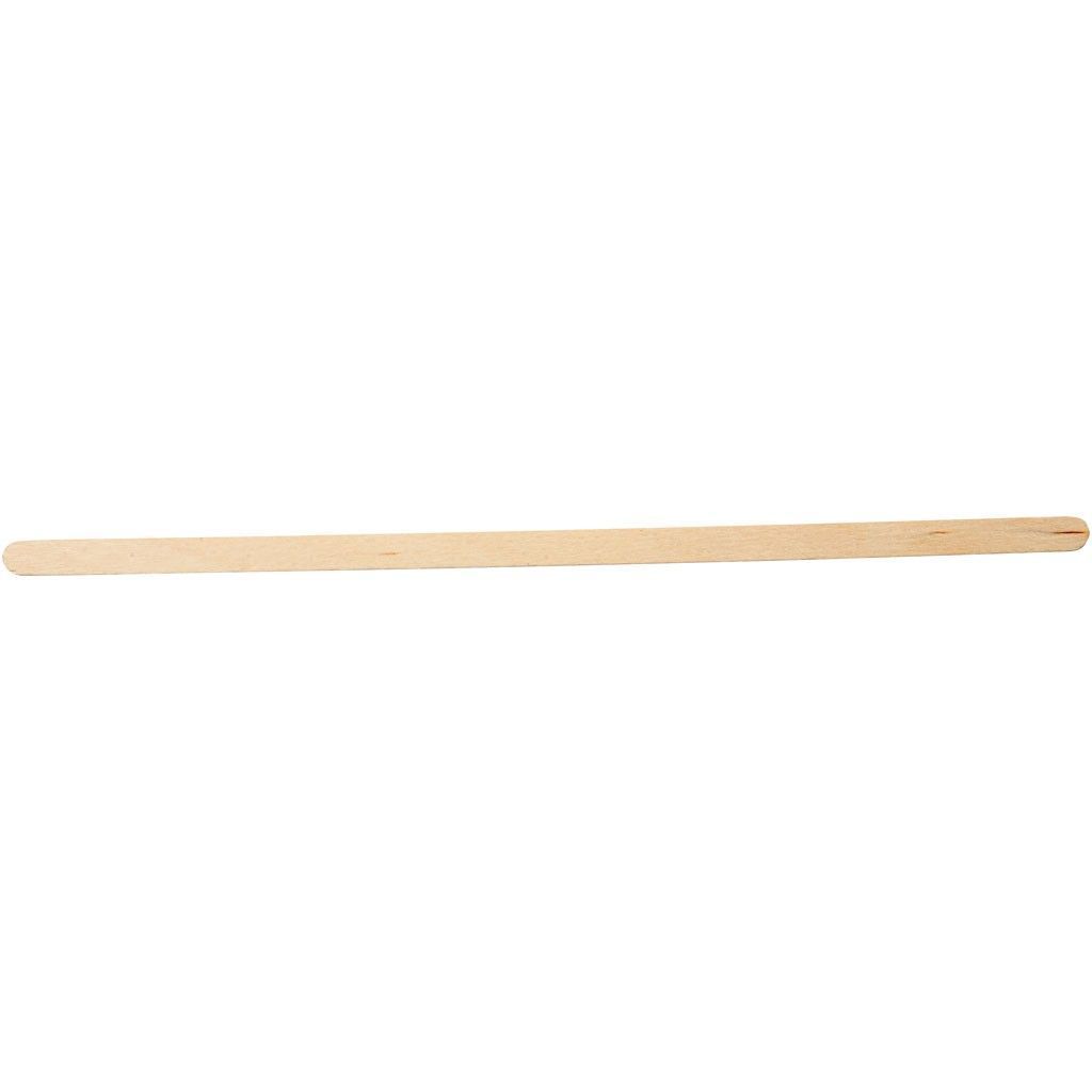 30 x Birch Wood Thin Long Sticks For Ice Lolly Decoration Crafts 19 cm - Home - Crafts
