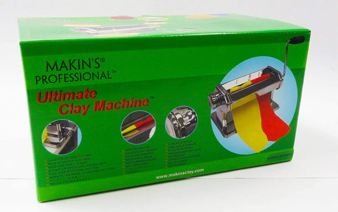Makin's Professional Ultimate Clay Machine Sturdy Chrome Plated Steel Construction